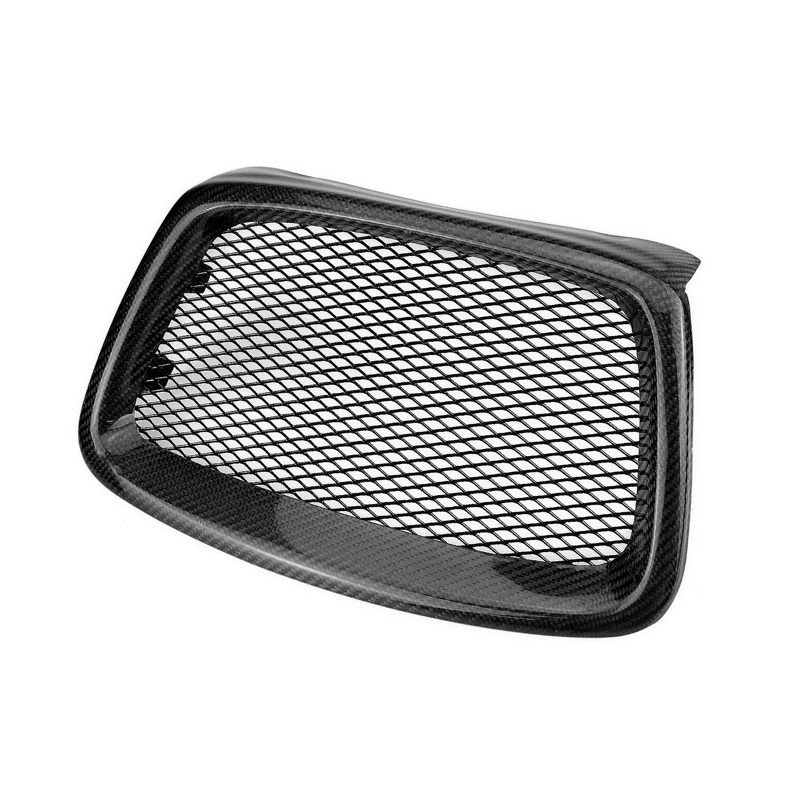 3pcs Front Grille Grills For Subaru Impreza 9th WRX STI 2006-2007 Carbon Fiber Grid Car Upper Bumper Air Vent Intake Hood Mesh