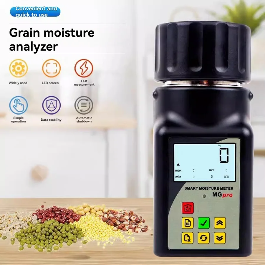 Intelligent grain moisture analyzer, grain moisture meter, used for testing grains and coffee beans, testing groundwater