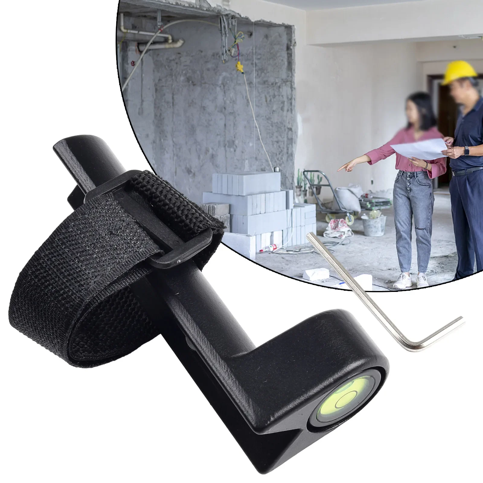 Construction 30cm 11.81inch Bubble Leveler Self-Adhesive Level Easy To Use High Precision Lightweight Aluminum Alloy Material