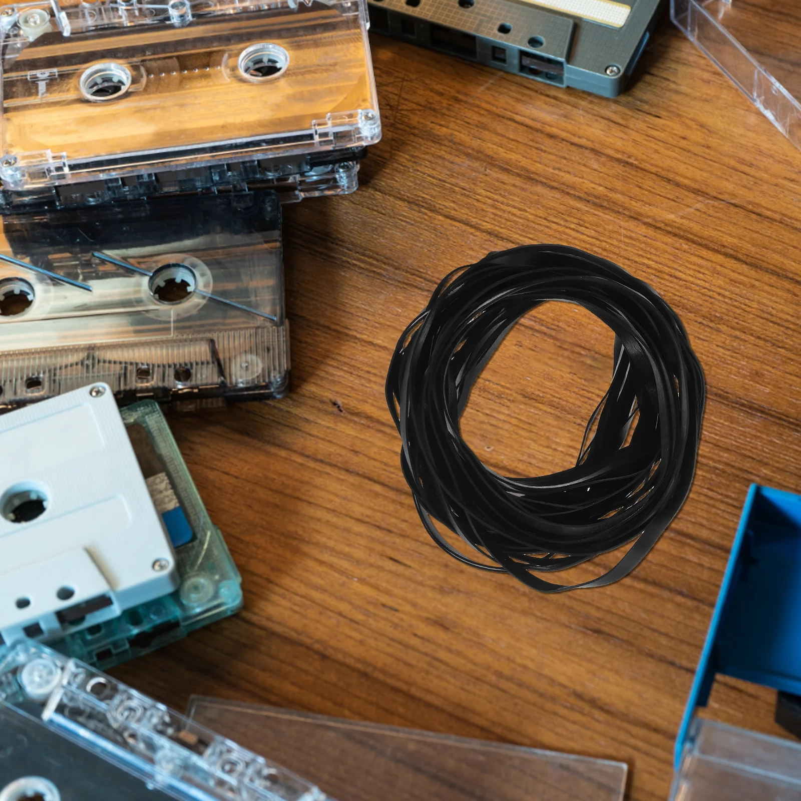 

40pcs Cassette Repair Rubber Drive Belts For Tape Recorder Maintenance Mixed Sizes Long-Lasting Replacement Kit Compatible With