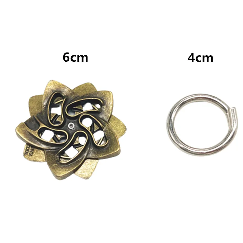 와이어 퍼즐 두뇌 티저 장난감, 금속 IQ, 어린이 및 성인용 레트로 게임