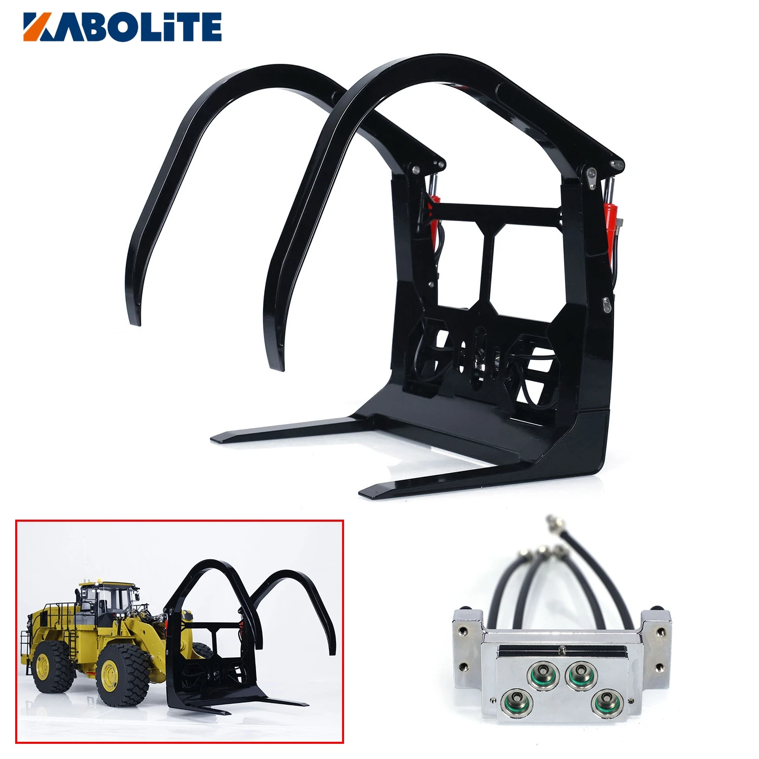 Kabolite Spare Parts Hydraulic Long Clamp Quick Connector for Toys 1/14 K988 100S RC Loader Cars Model THZH1794