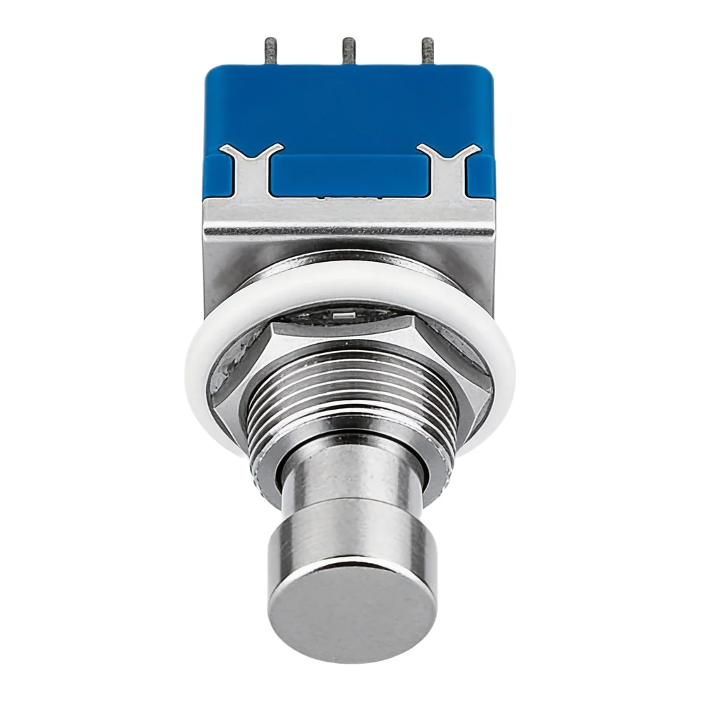 9 Pin ON-ON Self-locking 3PDT Footswitch for Guitar Effects Pedals True Bypass Stomp Box Switch with 6A 125VAC Rating