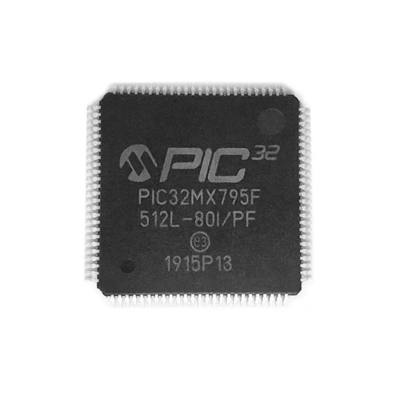 5Pcs/Lot New  PIC32MX695F512L-80I/PT  PIC32MX695  Microcontroller IC 32-Bit Single-Core 80MHz 512KB (512K x 8) FLASH 100-TQFP