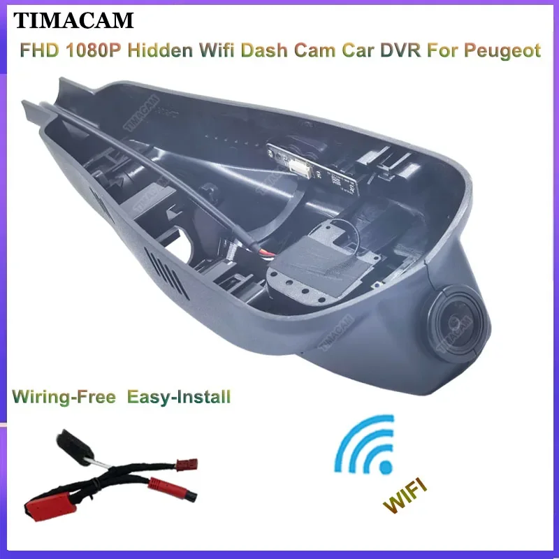 

TIMACAM Dash Cam Camera FHD Wifi Car Dvr Recorder For PEUGEOT 2008 a94 For Citroen C3 Picasso 2013 2014 2015 2016 2017 2018 2019