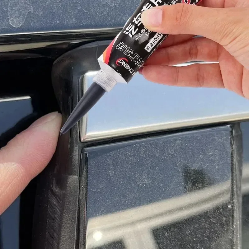 100/50/30ml Car Glass Repair Adhesive Black Sealant Tape High Temperature Glass Sealant Rearview Mirror Adhesive Accessories