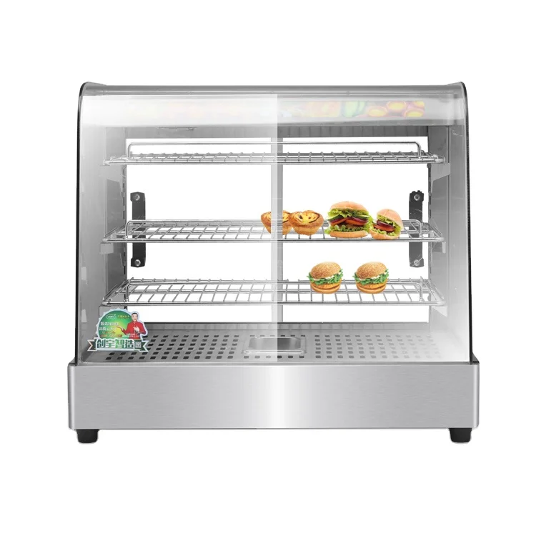 Heated Keep Warming Pastry Food Warmer Showcase Display