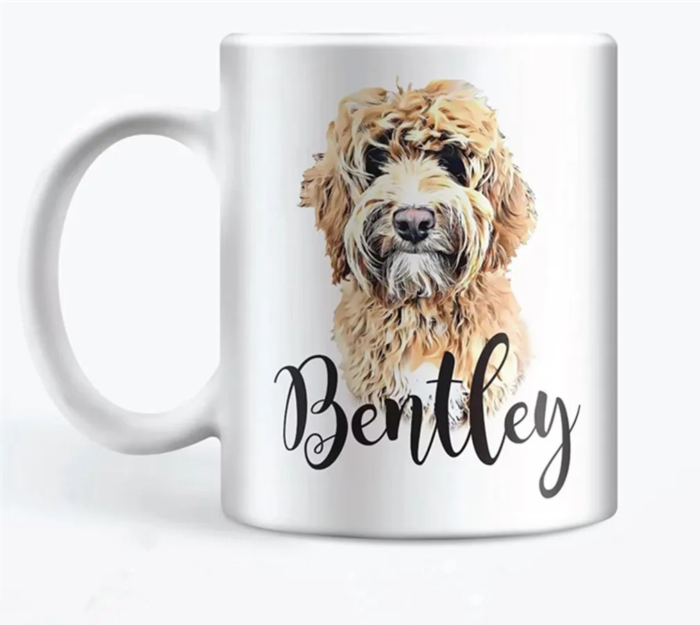 Custom Dog Mug, Dog Picture Mug, Dog Coffee Mug Personalized, Dog Face Mug, Custom Pet Lover Mug, Dog Photo Mug, Dog Mom Dad Gif