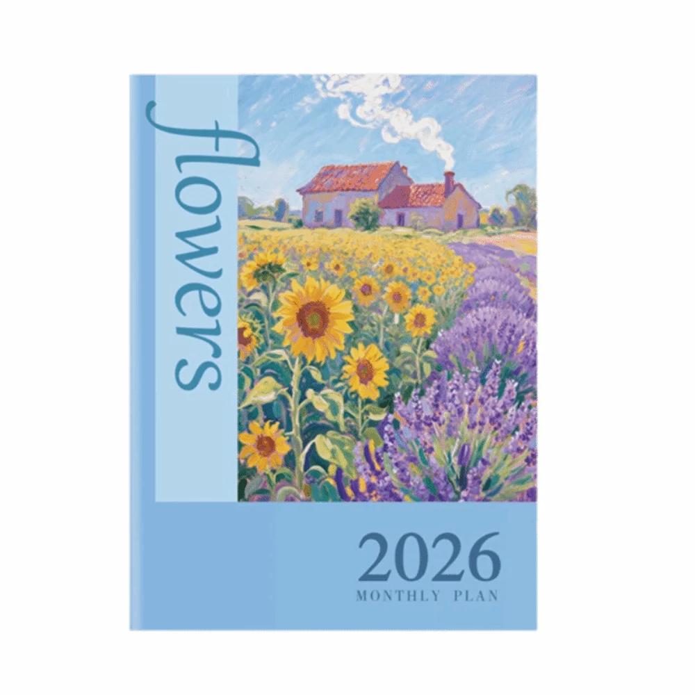 

A4 Size 2026 Calendar Planners 24 Sheets a5 Size Yearly Planner Efficiency Design Student Gifts Weekly Agenda Work Planning