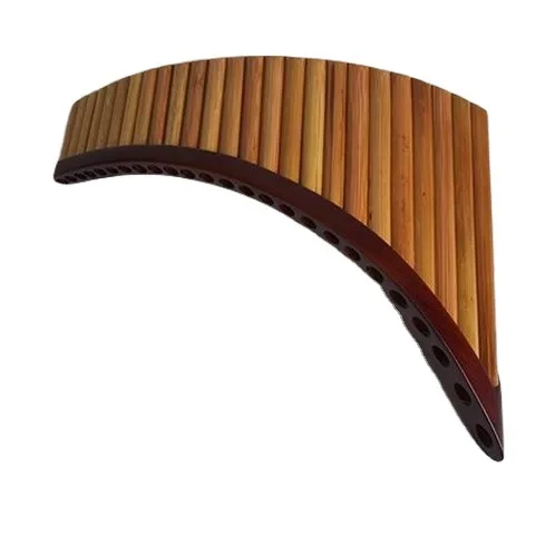 Professional Pan Flute 22 Pipes 25 Pipes Bamboo Flute C/G Tone Mahogany Backing Professional Performance Flute
