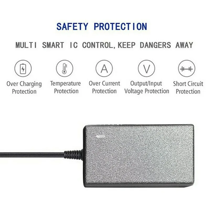 12.6V 16.8V 21V 24V 25V 1A 18650 Lithium Battery Charger For 18V Screwdriver Wrench Li-ionBattery Pack DC 5.5mm* 2.1/2.5mm Input