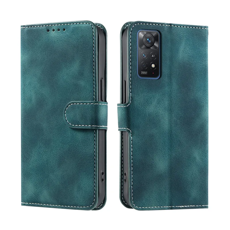 Magnetic Leather Book Phone Case on For Xiaomi Redmi Note 11 Pro 5G 4G Global 11S Note11S Cases Flip Cover Stand Wallet Bag 2025