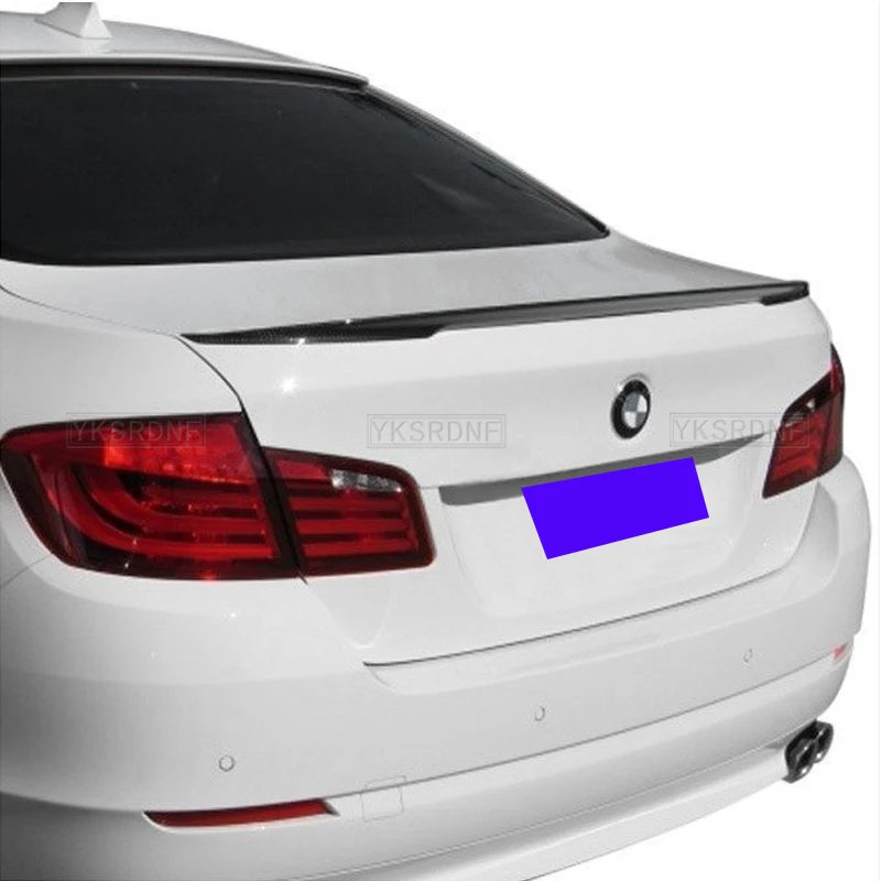 For BMW 5Series M5 520 528 525 F10 F18 P STYLE 2011-2017 ABS Plastic painted Color Exterior Car Rear Tail Wing Trunk Lip Spoiler