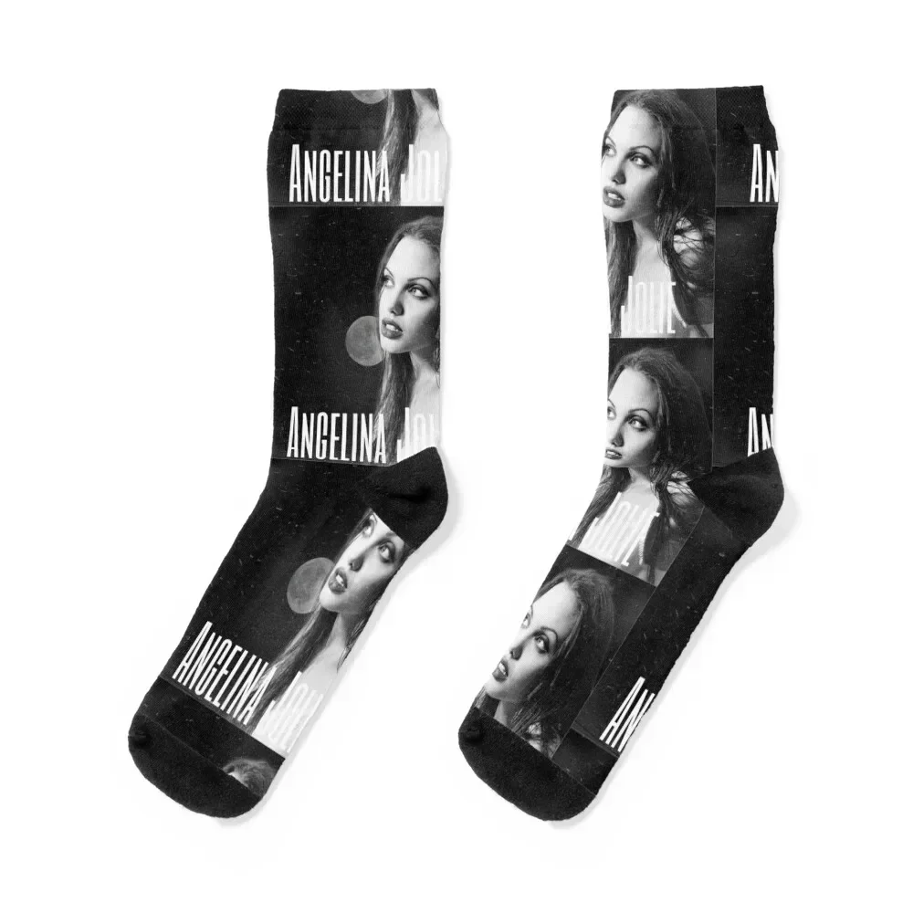 

Vintage Angelina Jolie 90’s Socks christmas gift cool man winter gifts Socks For Men Women's