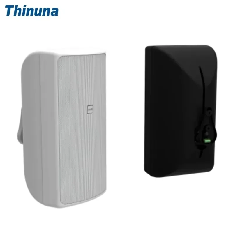 Black/White Full Range Passive Public Address System Sound Audio Pa Speakers 8 Inch Stereo Portable Wall Mounted Hanging Speaker