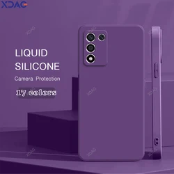 Solid Color Silicone Case for OPPO Realme Q3S Q3T Q3i Q3 Pro 5G Shockproof Soft Liquid Square Lens Protection Back Cover Carcasa