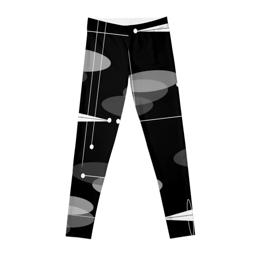 

Mid-Century Atomic Space Age Leggings sports for gym clothing Sportswear woman gym Womens Leggings