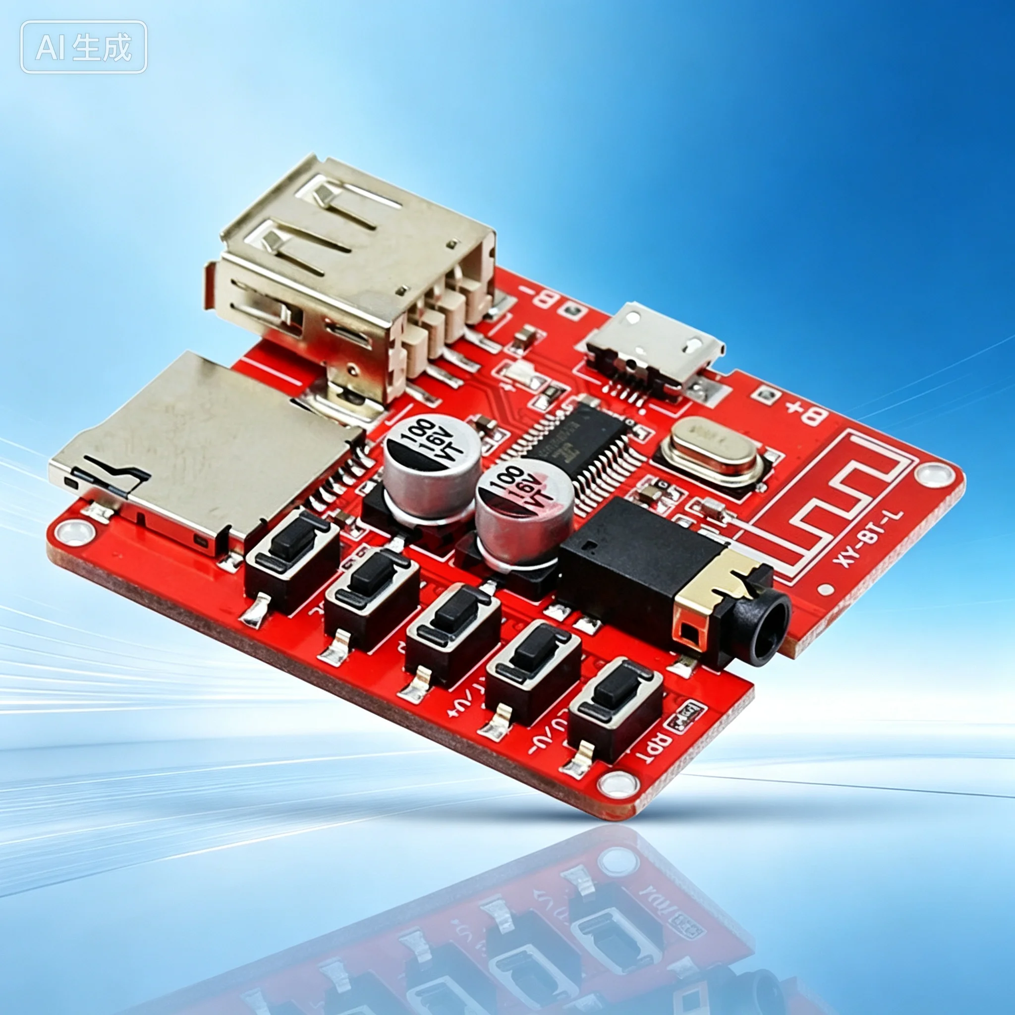Decoder Module Bluetooth MP3 for WAV APE FLAC U Disk TF Car Speaker Modification