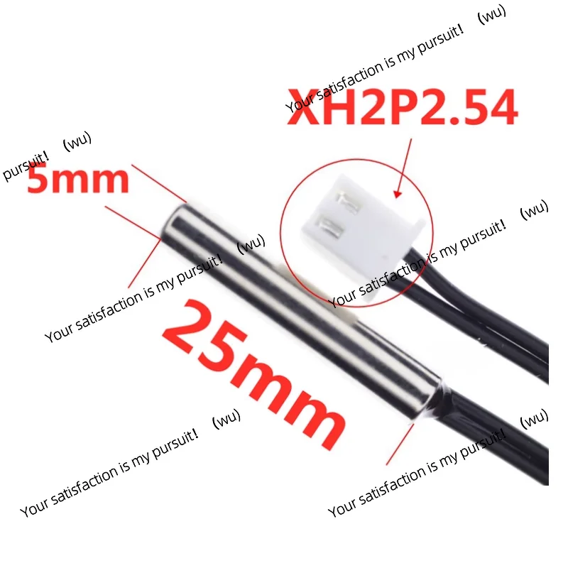 Air conditioner temperature sensor, electric water heater probe, solar collector head, length 13 cm
