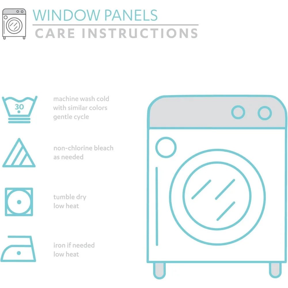 Twisted Tab Top Blackout Curtains Panels for Bedroom, Modern Home Decoration Noise Reducing,DIY Twist Tab Top, Window Drape (2 P