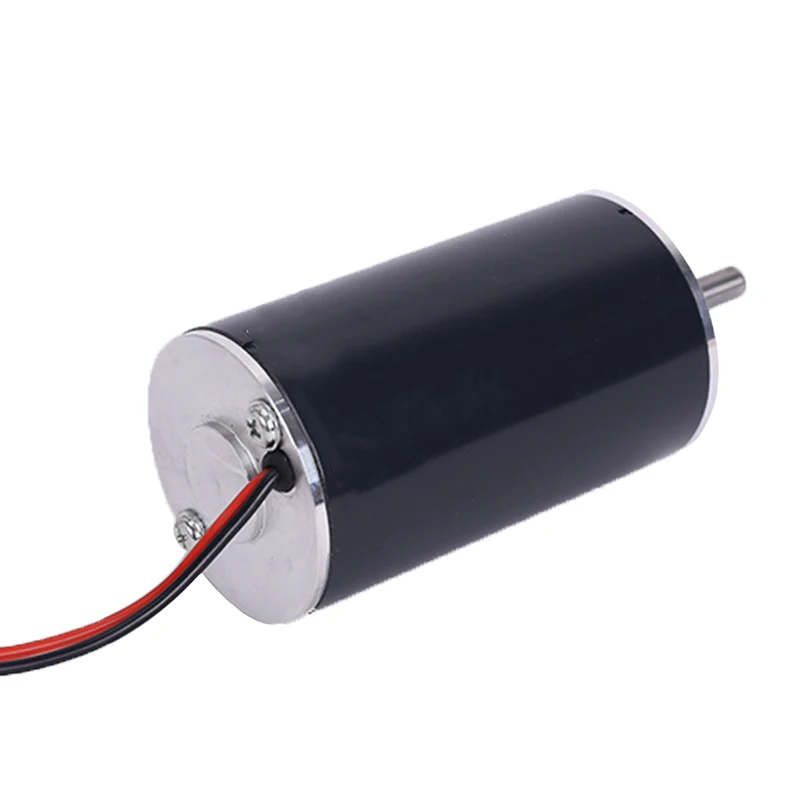 50W 80W 100W 63mm 12V 24V 2000rpm 4000rpm 5000rpm 6000rpm High Speed Electrical Brushed Small DC Motor