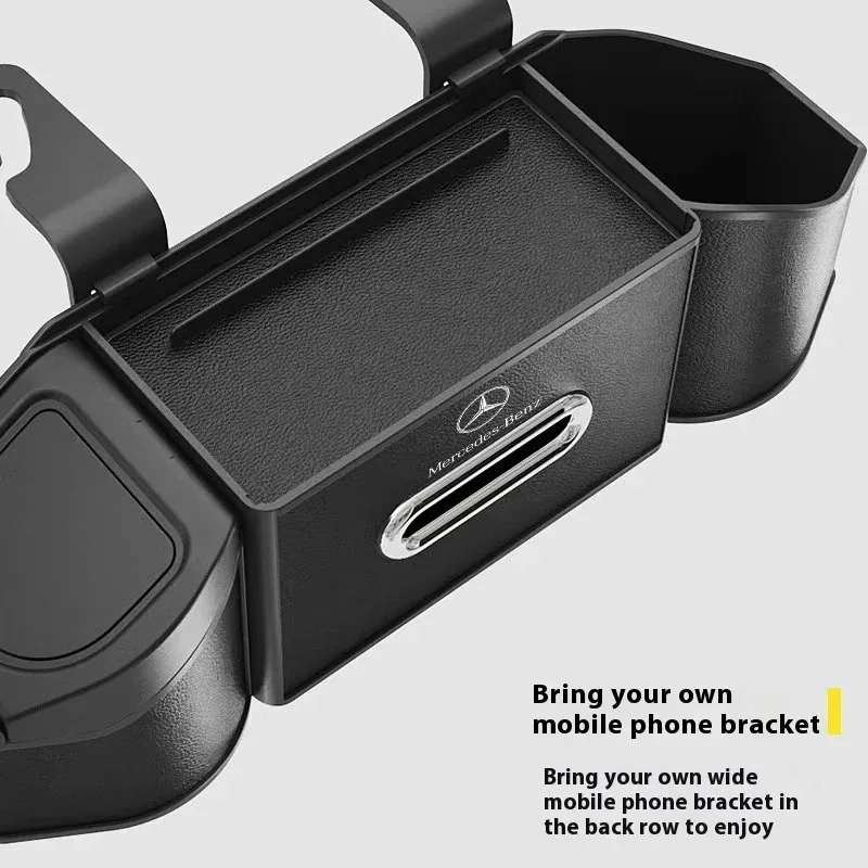Caja de almacenamiento con ranura para asiento de coche, para Mercedes Benz A B C E S V R clase GLA GLB GLC GLE Sprinter Pilot SLK SLC AMG W204 W205 ML SL Vito