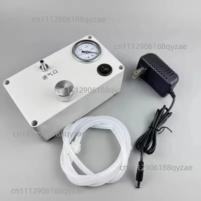 Lab Use Electric Vacuum Pump with Pressure Gauge -  for Liquid Extraction, Gas Sampling, Defoaming, Negative/Positive Pressure