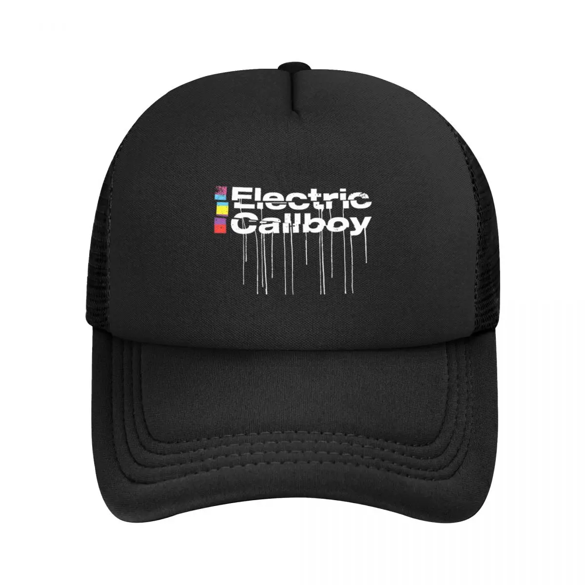 Electric Callboy Gud Mesh Baseball Cap Men Women Hip-Hop Sun Hats Dad Hat Adjustable Polyester Trucker Cap Spring Trucker Cap