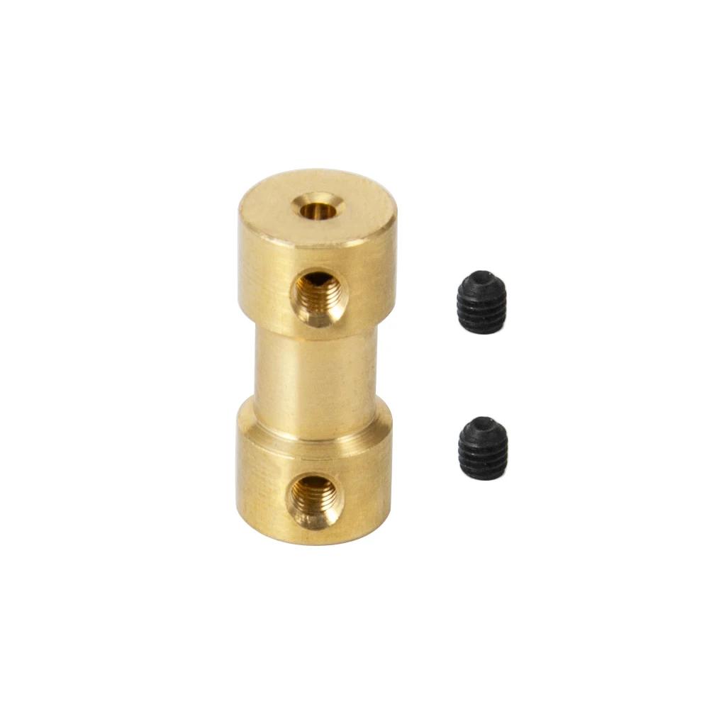Jeu de coupleurs d'arbre Flexible en laiton, 5 pièces, 2-6mm pour moteur, connecteur d'accouplement CNC universel pour Drone de voiture RC, Machine CNC