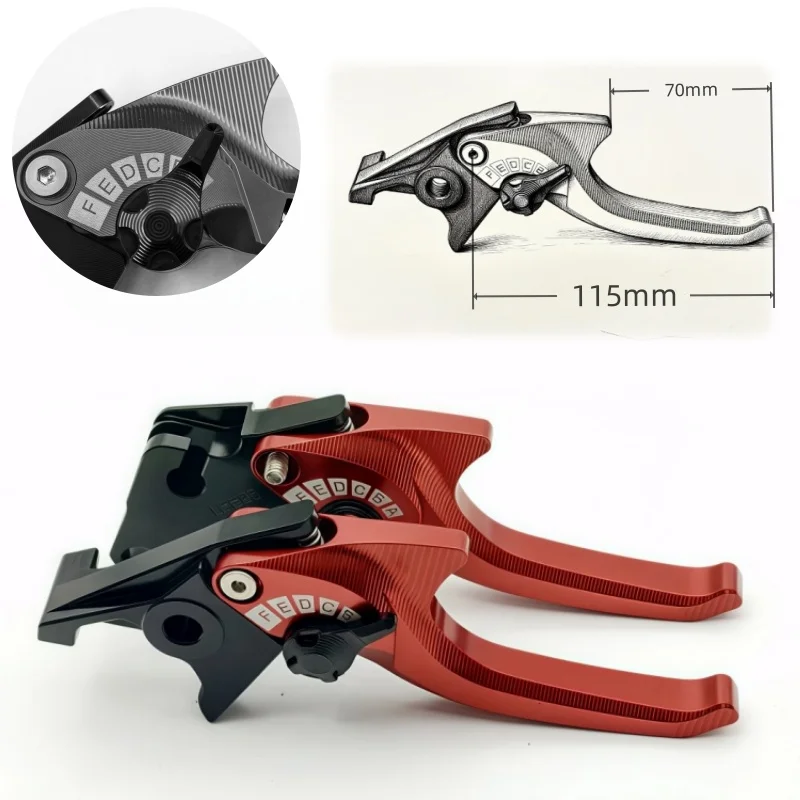 

New CNC brake handle For Triumph SPEED FOUR 2005-2006 DAYTONA 600/650 2004-2005 Handle clutch short brake lever motorcycle parts