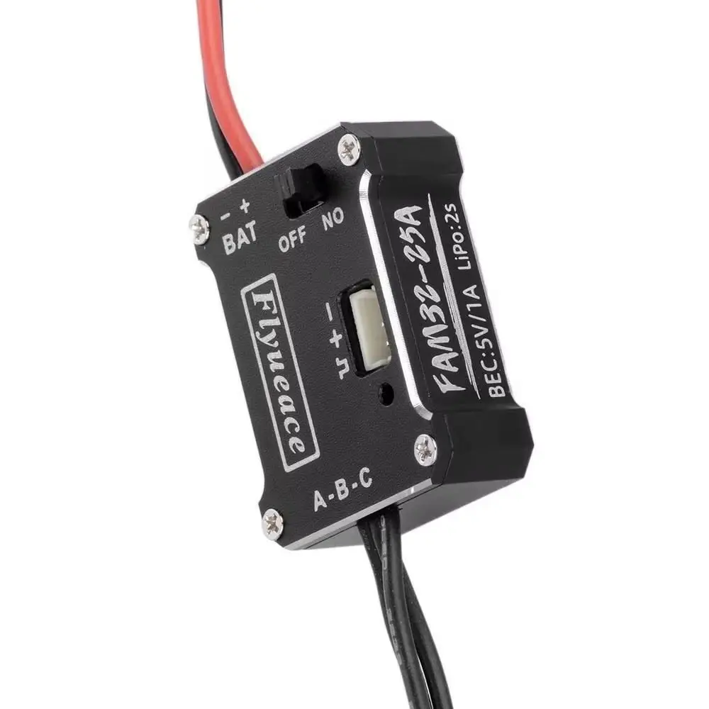 New 25A ESC 1224 4500KV Outer Rotor Motor Brushless Combo Set For FMS FCX24 FCX24M SCX24 1/24 RC Crawler Upgrade Accessories