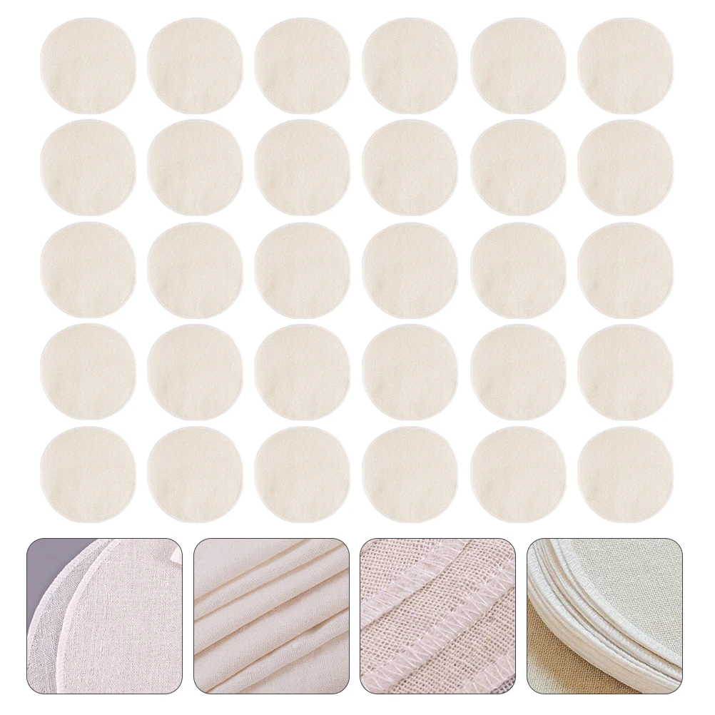

30 Pcs Steamer Cloth Nonstick Steamed Cloths Liners Cotton Round Pads for Steamers Bun Mat