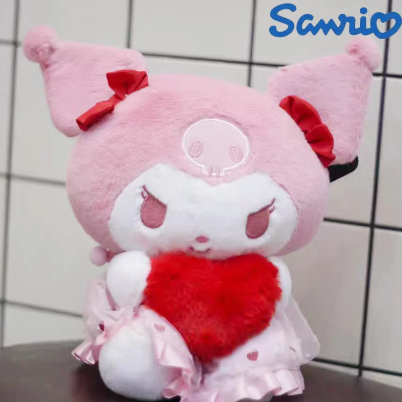 

Hot Kawaii Anime Sanrio Hello Kitty Kuromi Cinnamoroll Plush Doll Room Ornaments Pillow Toy Girl Children Birthday Festival Gift