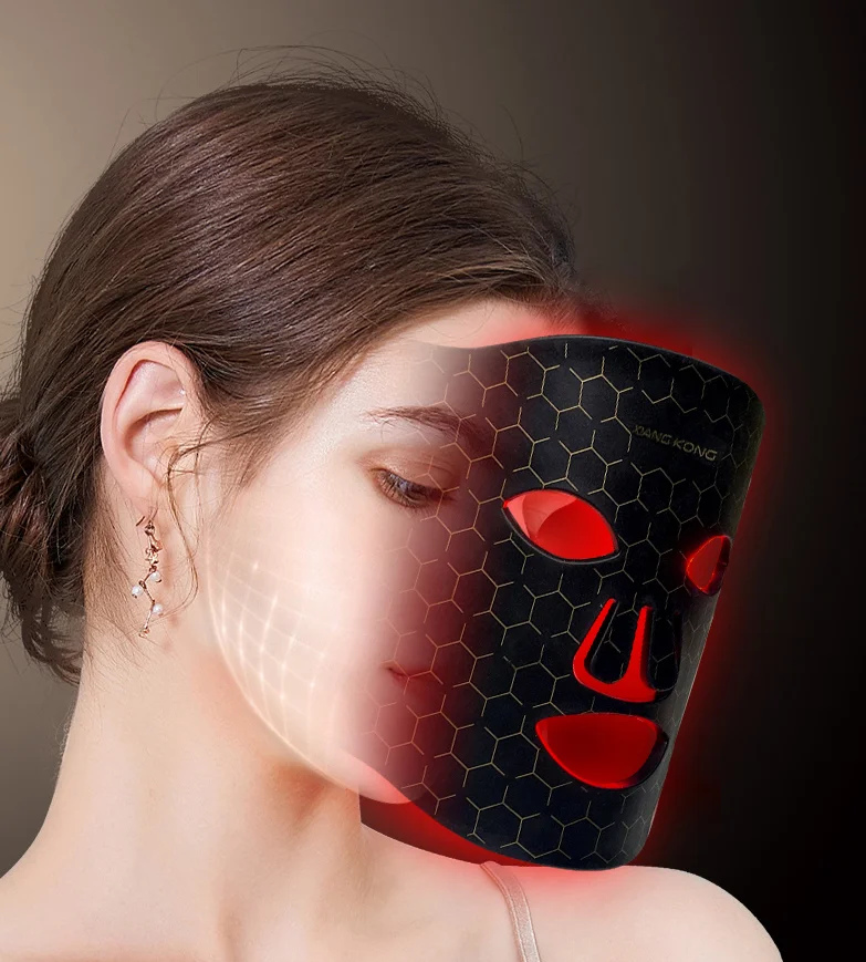 LED Skin Rejuvenation Mask, remoção de acne, dispositivo de beleza para viagens, presente de férias, menina, amigos presentes