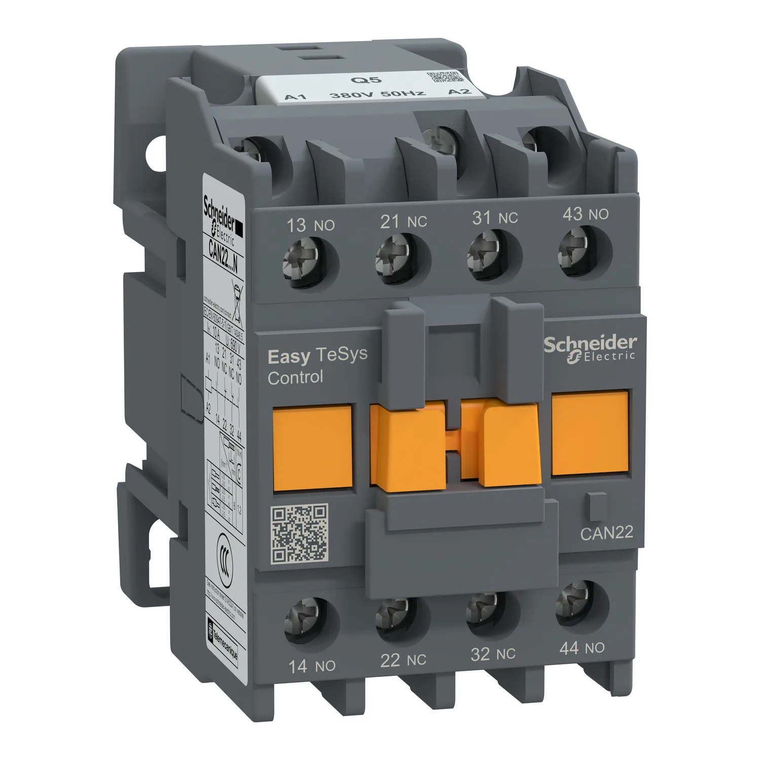 

CAE22Q5N CAE22Q5 новая модель CAN22Q5N Реле управления EasyPact TVS, 2 НО + 2 НЗ, 690В, 380 В переменного тока