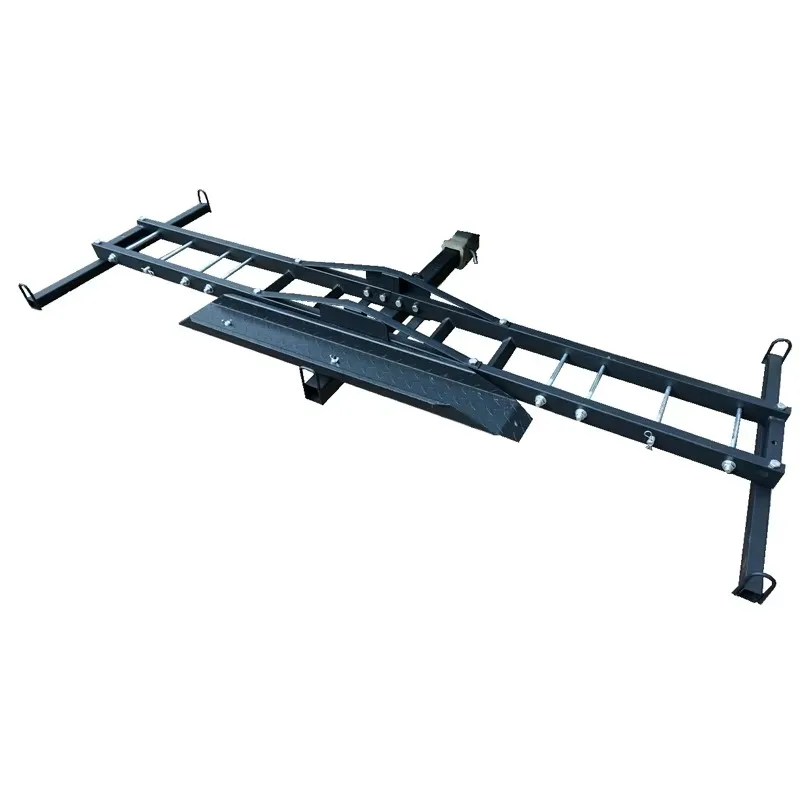 Heavy duty hook motorcycle transport rack