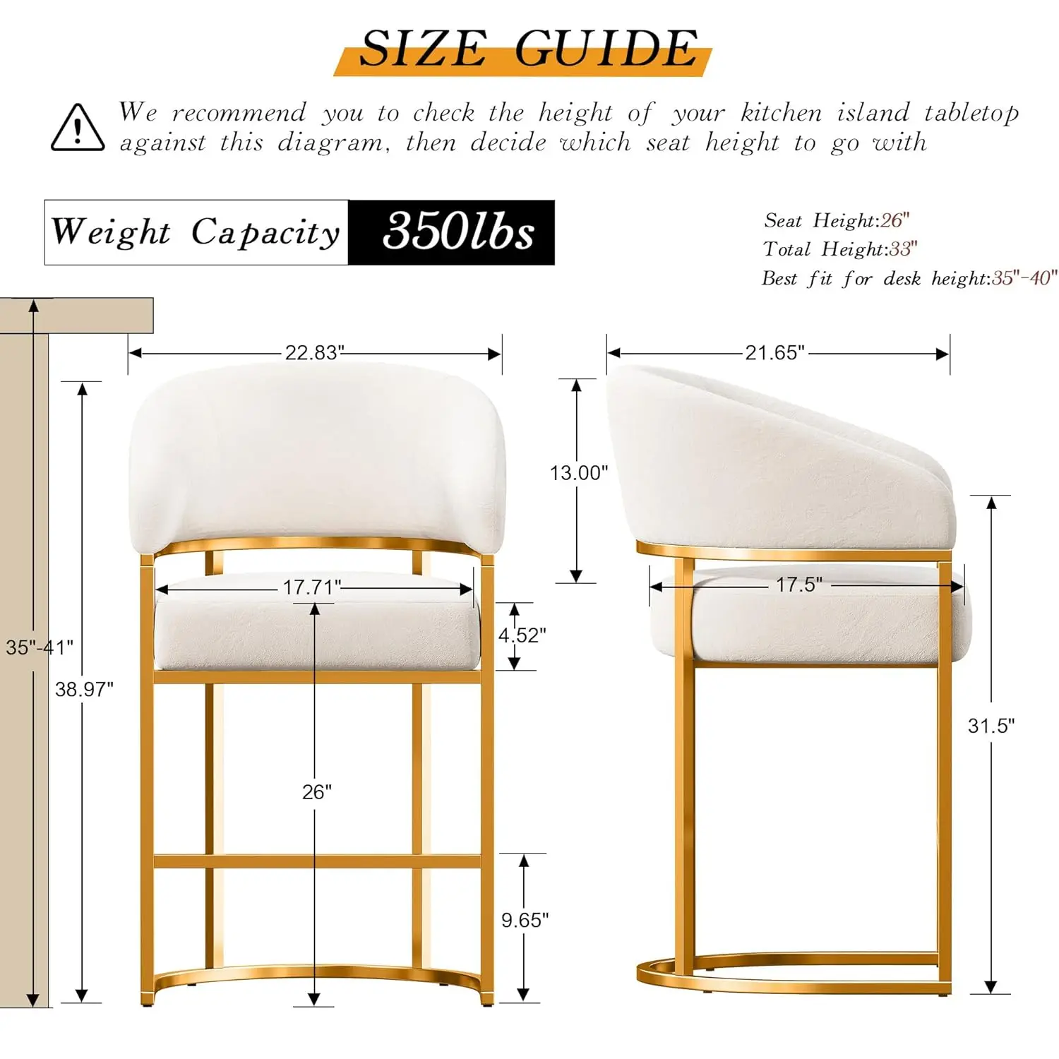 Modern Counter Height Bar Stools,Bar Stools Set Of 3,Velvet Fabric Upholstered Barrel Barstools With Backs,26", Customized