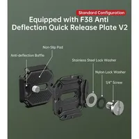 FALCAM F38B4906 F38 Pro Quick Release Low Gravity Dual Panorama Ball Head (Marsace XB-2R)