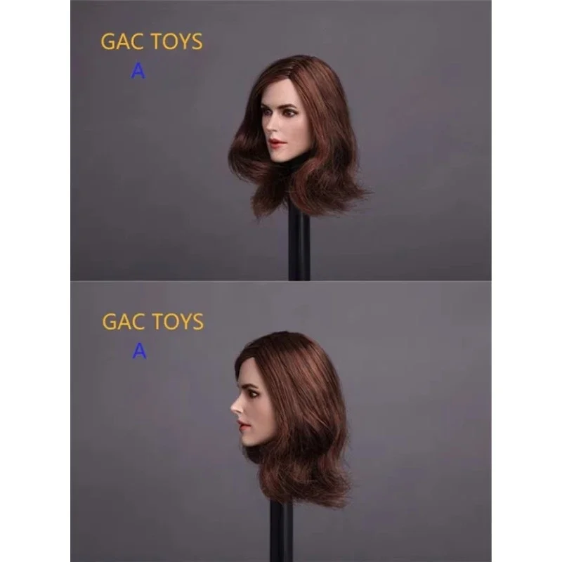 1/6 Scale GC007 Sexy Head Sculpt Carving European Actress Celebrities Long Short Hair Model Fit 12