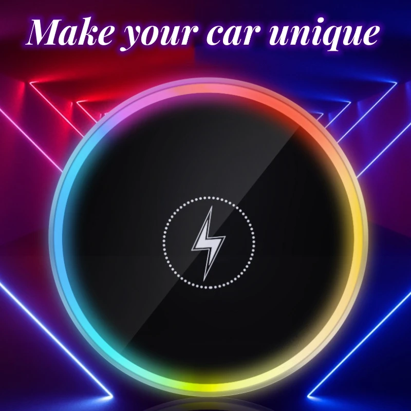 New 15W Magsafe Car Phone Charger LED Phone Holder Magnetic Air Vent Car Phone Stand for IPhone15 14 13 12Max