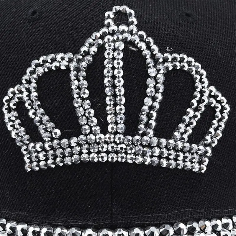 31BB Eye Catching Crown Baseball Caps Adjustable Size Hiphop Hat Cycling Climbing Travel Hat for Adult Unisex