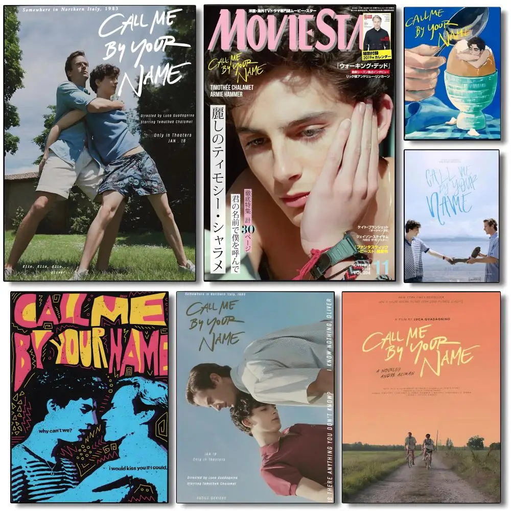 C-Call Me by Your Name Poster High-quality vintage prints & posters for home, bar, cafe, aesthetic wall art.
