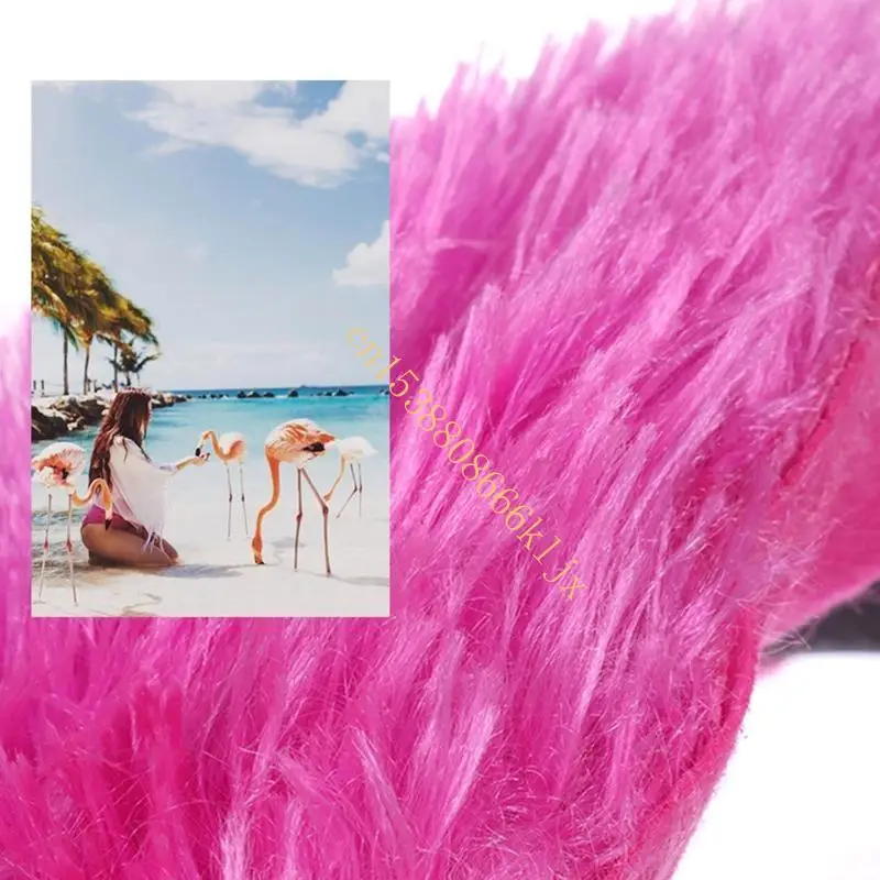 

Students Photoshoot Hairband Stuffed Flamingo Hairhoop for Rave Party 066C