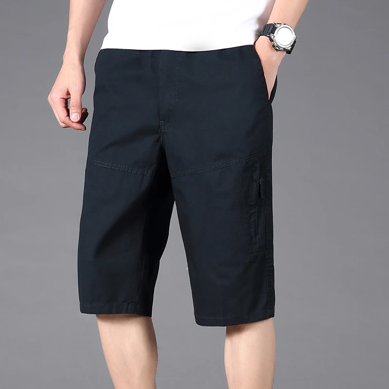 New Summer Casual Shorts Men Cotton Cargo Shorts Running Sportswear Bermuda Shorts Cool Breathable 6XL Capri Shorts Big Size