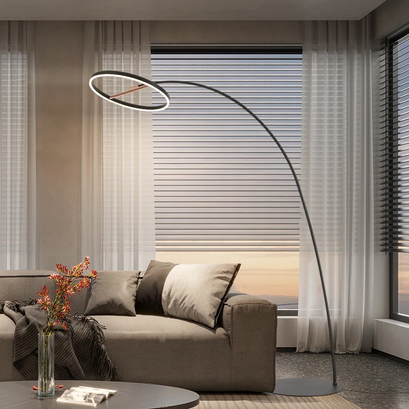 Belle Nordic Vissen Vloer Lamp Modernfamilie Woonkamer Naast De Bank Creatieve Led Minimalisme Staand Licht