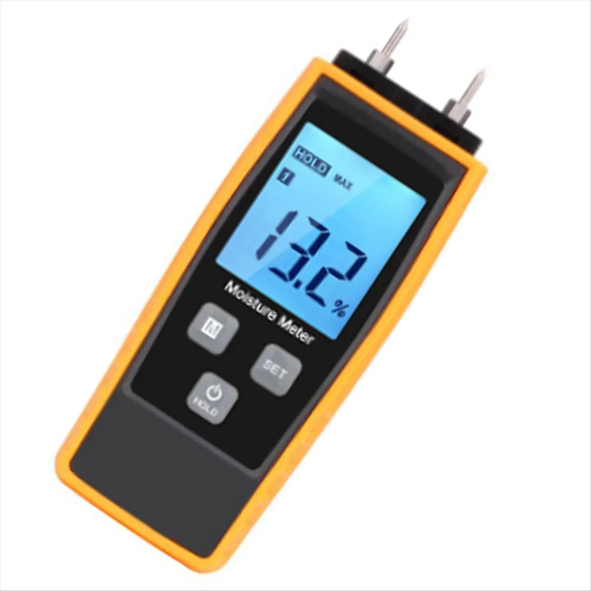 RZ660 Wood Moisture Meter Hygrometer Timber Damp Detector Tree Density Digital Wood Humidity Tester