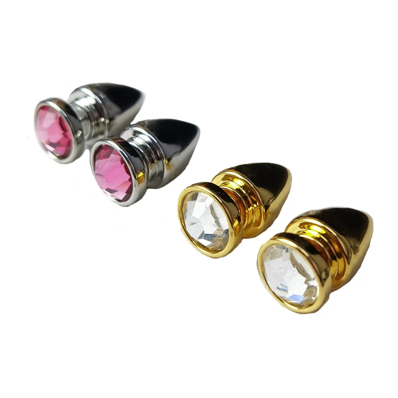 High Quality Letter Bullet Gold Color Paris Name Stainless Steel Stud Earrings For Women Fashion Crystal Jewelry