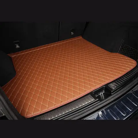 아우디 A4 B8 A3 8P TT A7 A5 Sportback Q7 Q3 방수 자동 부팅 인테리어 액세서리 보호 패드에 대한 사용자 정의 자동차 트렁크 매트
