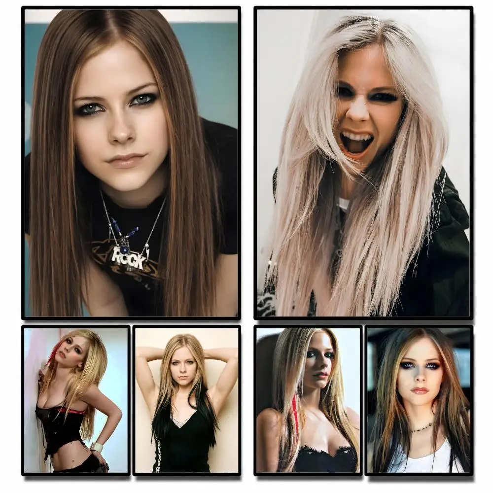 Singer Avril Lavigne Poster High-definition poster stickers, suitable for bedroom, living room, home decoration