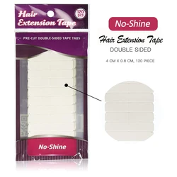 10 Sheets 120 tabs Hair Extension Tape 4cm*0.8cm Double Sided Adhesive Tape for Lace Wig Hair Extensions